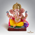 Eco-Friendly Clay Ganesh Idol | 6 Inch | Premium Handcrafted