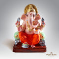 Eco-Friendly Clay Ganesh Idol | 6 Inch | Premium Handcrafted
