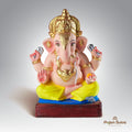 Eco-Friendly Clay Ganesh Idol | 5 Inch | Premium Handcrafted