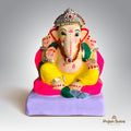 Eco-Friendly Clay Ganesh Idol | 6 Inch | Premium Handcrafted